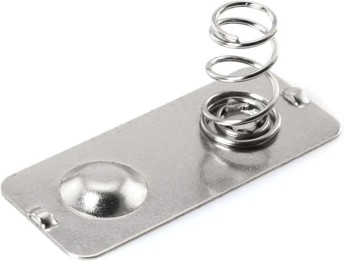20 PCS Metal AA Batteries Spring Contact Plate Terminal, Silver Battery 29mmx12mm