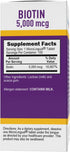 Superior Source Biotin 5000 mcg - 100 Quick Dissolve MicroLingual Tablets for Hair, Skin & Nail Growth