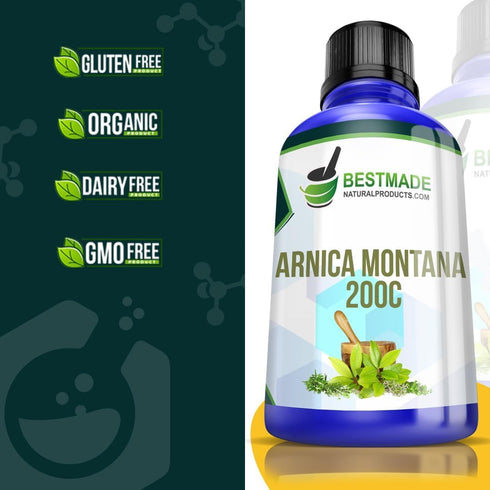 Bestmade Natural Products Turbo Arnica 200C - Comprehensive Pellets for Muscle Recovery and Soreness Relief