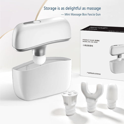 Mini Fascia Massage Gun Portable & Handheld, Muscle Pain Relief in Neck, Back, Leg, Hand, Shoulder Deep Tissue