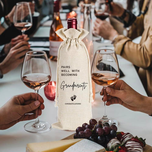 Opininqo 2026 Grandparent Gift - Pairs Well With Becoming Grandparent, Pregnancy Announcement Gifts for Grandmother