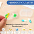 4PCS Pill Case for Purse, Small Portable Travel Daily Pill Organizer AM & PM Mini Vitamin Box Supplement Holder