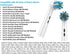Electric Toothbrush Replacement Heads, Plaque Blast Pack of 8 - Superior Twisted Bristle Refills for Family Oral Health