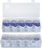 JynJyn 2-Pack Contact Lens Organizer Case, Portable Storage Case for Daily Disposable Contact