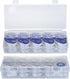 JynJyn 2-Pack Contact Lens Organizer Case, Portable Storage Case for Daily Disposable Contact