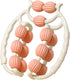 kowaku 20 Elbow (15Wheels-Orange) Massage Roller Relax Roller Wheels, Cellulite Roller Muscle Relaxer Circular Leg