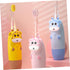 Set Beaupretty Boy Girl's Sonic Electric Toothbrush Colorful Cartoon Design Soft Bristles for Gentle Cleaning Ergonomic