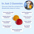 FIRST DAY Kids Daily Multivitamin Gummies – Vitamin A, D3, B6, B12, C, K2 & More for Growth, Brain Function, Immunity –