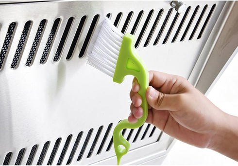 Trycooling Hand-held Groove Gap Cleaning Tools - Kitchen Cleaning Brushes (Random Color-Blue, Green, Pink)