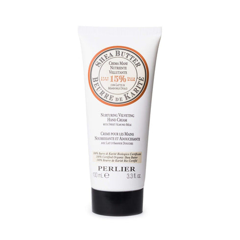 Perlier Shea Butter & Sweet Almond Milk Hand Cream - 3.3 fl. oz. Moisturizing Cream for Soft Hands