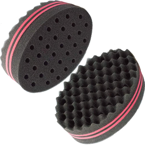 Small Holes Hair Sponge for Twists and Dreads, Barber Afro Wave Nappy Sponge Brush for Curls, 1 Pcs Twist