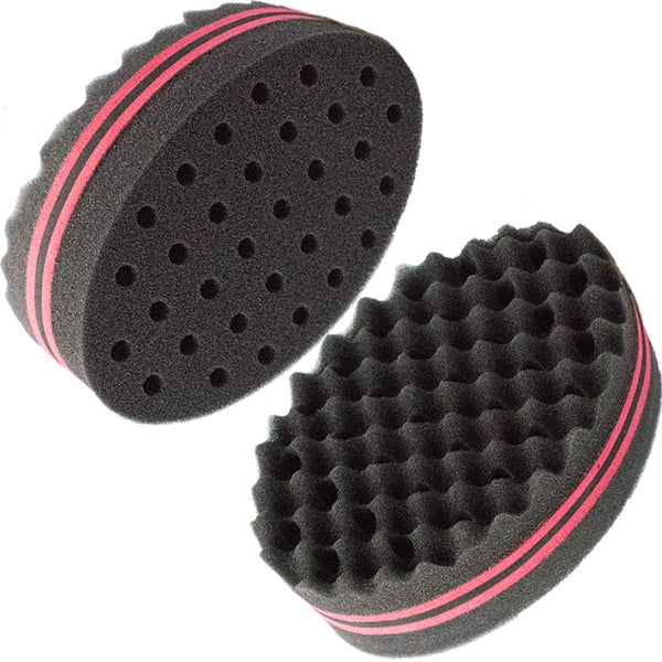 Small Holes Hair Sponge for Twists and Dreads, Barber Afro Wave Nappy Sponge Brush for Curls, 1 Pcs Twist