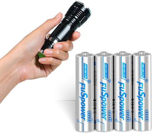 AAA Batteries 16 Pack, 1.5 Volt Alkaline Triple A Battery 1200mAh with 10-Year Shelf Life