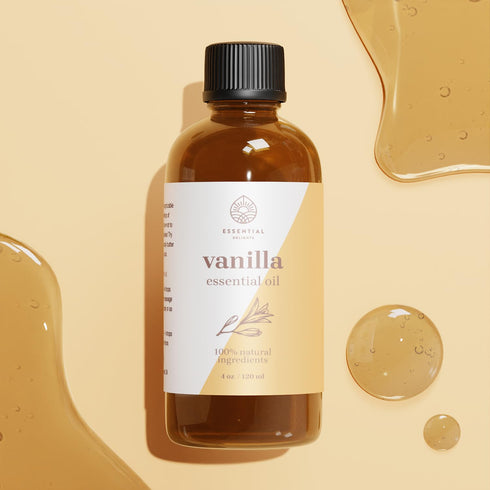 Vanilla Essential Oil (4 Fl Oz) - 100% Pure & Certified Distilled Vanilla Essential Oil