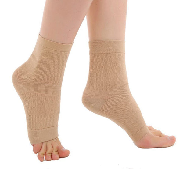 Foot Sleeves Ankle Support - Best Plantar Fasciitis Sock Compression Socks for Men and Women, Pain Relief Sleeve