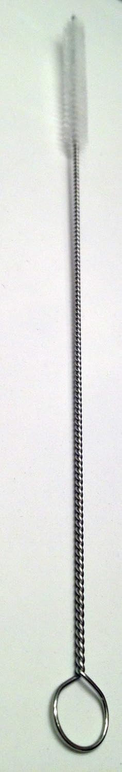 rawnori Pipe Cleaning Cleaner Brush - for Glass, Smoke, CocoStraw Brand Heavy Duty Cleaner with Stainless Steel Handle