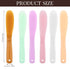 Qianyu 6Pcs Large Makeup Scoops Spatulas Plastic Cosmetic Spatula Face Mask Spoon Stick Applicator Beauty Spa Facial Skin Care Tools for DIY Cream Lotions Moisturizers Mixing and Sampling