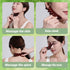 OYHMC 4-in-1 Tool,2Pcs Wooden Gua Sha Massage Natural Brown Sandalwood, Face & Body Lymphatic Drainage, Jaw Lifting