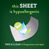 Biokleen Laundry Detergent Sheets, Free & Clear, Hypoallergenic Enzymatic Cleaning, 50 Sheets, 100 Loads