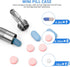 Small Titanium Pill Case | TISUR Keychain Pill Holder Travel Pill Box Container, Portable Waterproof Metal Pill Case