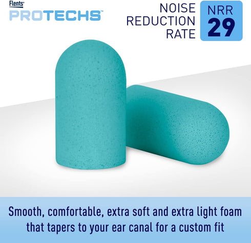 Flents Super Sleep Comfort Foam Ear Plugs, 10 Pair, NRR 29, Made in The USA