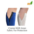 HealthyNees 20-30 mmHg 5X-Large) Seniors Care Compression Leg Calf Closed Toe Zipper Socks (Navy