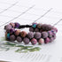 Bivei Aromatherapy Essential Oil Diffuser Bracelet, Lava Stone Bead Gemstone Anxiety Diffuser Bangle