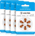 XUNIUZERO Hearing Aid Batteries Size 312 Mercury Free (24 Count), Easy to Open