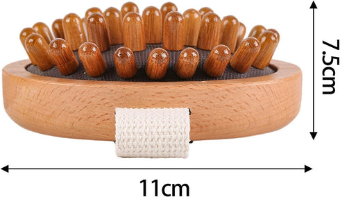Hzskjyt 6X Wooden Massage Body Brush Multi Functional Body Massager for Waist Neck Back