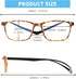 JM 2 Pack Magnetic Reading Glasses for Men Women, Hang Neck Blue Light Blocking Computer Readers, Tortoise & Clear +3.0