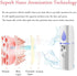Portable Nano Facial Mister - Mini Facial Steamer with Mirror & 20ml Visual Water Tank (White)