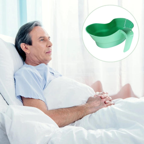 yeeplant 900Ml Bedside Basin Mouthwash Cup Elder Care: Comfortable Handle, Capacity