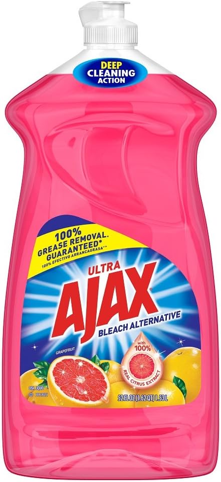 Ajax Bleach Alternative Grapefruit Dish Liquid, 52 fl oz, 1 Count