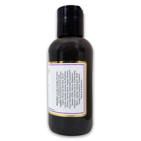 Simply Divine Botanicals Black Velvet Foaming Facial Cleanser, Natural and Organic, 4 oz, for All Skin Types
