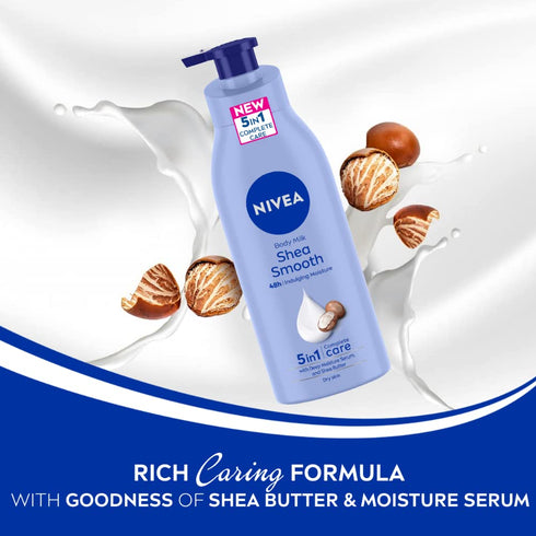 Nivea Smooth Milk Body Lotion 400ml for Dry Skin