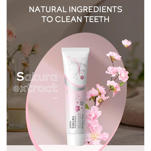 iiniim Fresh Sakura Toothpaste - Daily Dental Care Essential | White One Size