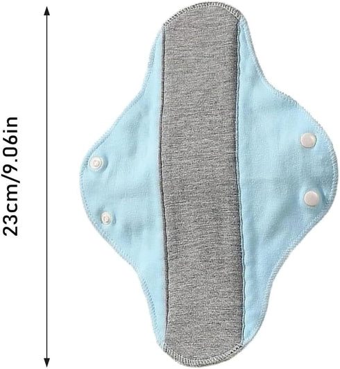 Zmuhyrd (15Pcs) Graphene Reusable Incontinence Pads, Leak-Proof & Waterproof Washable Incontinence Pads, Graphene