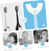 Set 4pcs FRCOLOR Kids U-Shaped Toothbrush Soft Silicone Baby Oral Cleaner Fun Design for Healthy Gums for Travel