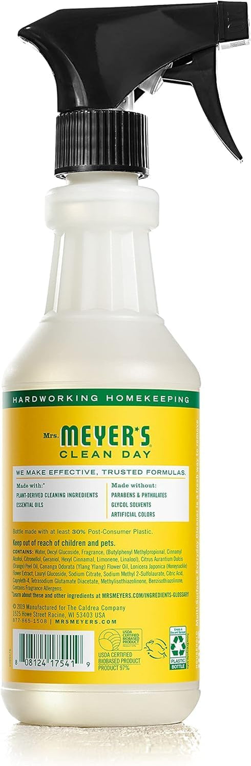 Set, 3 Mrs. MEYER'S Kitchen Dish Soap, Hand Soap, and Multi-Surface Cleaner, CT (Honeysuckle)