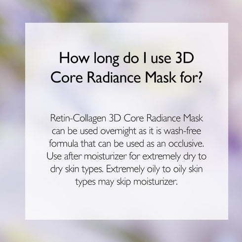 Retin-Collagen 3D Core Radiance Mask, 75ml / 2.54 fl. oz.