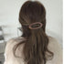 Large Hair Barrettes for Women, Matte Ellipse for Thin Hair, French Barrette Cute Styling Clips Non Slip Vintage