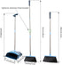 Broom and Dustpan Set for Home 2024, Indoor Broom with Long Handle, Angle Broom for Kids, Pet Hair, Kitchen