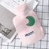 SKUZA (2 Pack) 2 Hot Water Bottle,Winter Natural Rubber Hot Water Bottles with Soft Detachable Fleece Cover Durable Hot