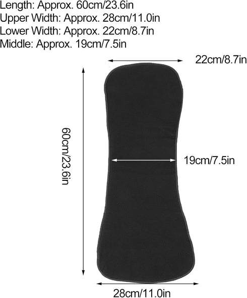 Urinary Incontinence Pads, Heavy Absorbency Reusable Bedwetting Incontinence Pads Washable Adult Diaper Comfortable Pee