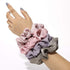 Ivyu Silk Satin Scrunchies, No Crease Hair Ties for Women, Thick Ponytail Holders with Soft Elastic Bands