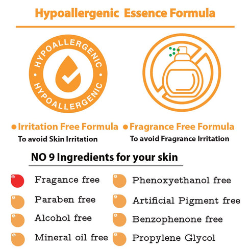 Vitamin C Collagen Firming Essence Face Mask, Premium Quality Sheet Mask for Skin Care (8 pack)