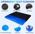 Helishy Gel Seat Cushion - Non-Slip Egg Seat Cushion Chair Pads - Office Chair Car Seat Cushion for Sciatica & Back