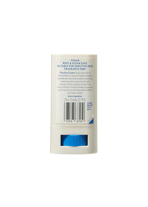 Natural Zinc Stick Clear SPF 50+, Reef & Ocean Safe, Broad Spectrum Water-Resistant Sunscreen