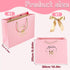 Yiran 13 13 Birthday Gift Bag with Handles and Ribbon for Year Old Gilrs Gift Wrapping, Sweet Paper Gift Bags, Teens