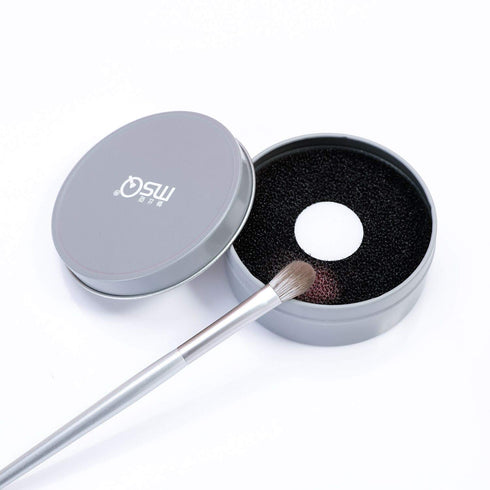 MSQ Brush Cleaner Color Removal Sponge, Quick Makeup Brush Cleaner Sponge, Compact Size for Travel